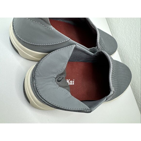 Olukai Men's LAE'AHI Slip On Sneakers Gray Convertible Size 8.5 - Picture 6 of 10
